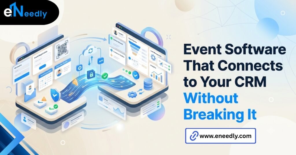 Event software that connects to your CRM without breaking it