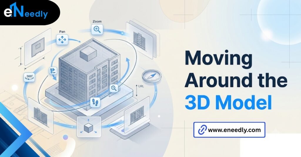 Moving around the 3D model