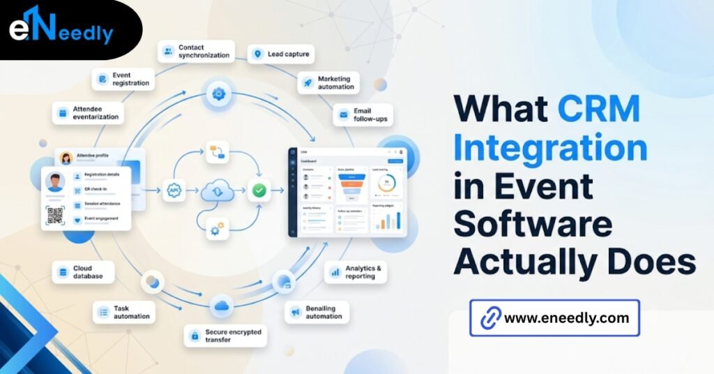 What CRM integration in event software actually does