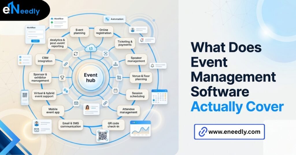 What does event Management software actually cover