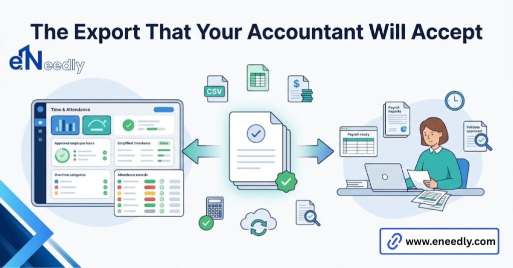 The export that your accountant will accept