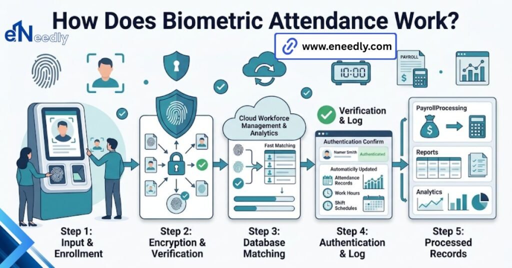 How does Biometric attendance work