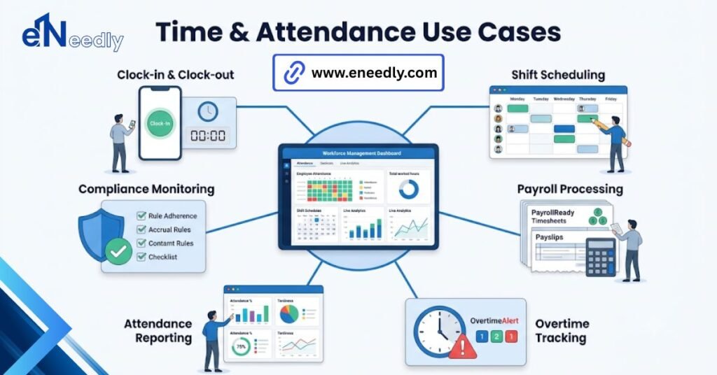 Time and attendance use cases