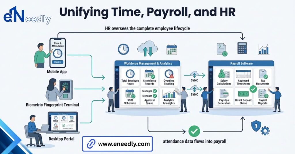 Unifying time, payroll, and HR