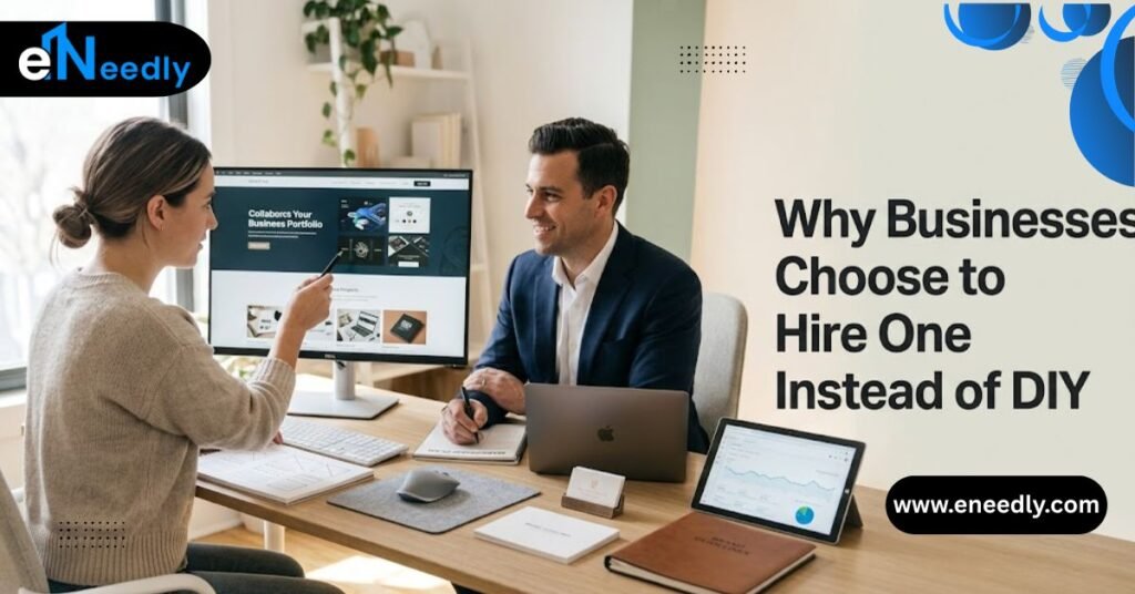 why businesses choose to hire one instead of diy