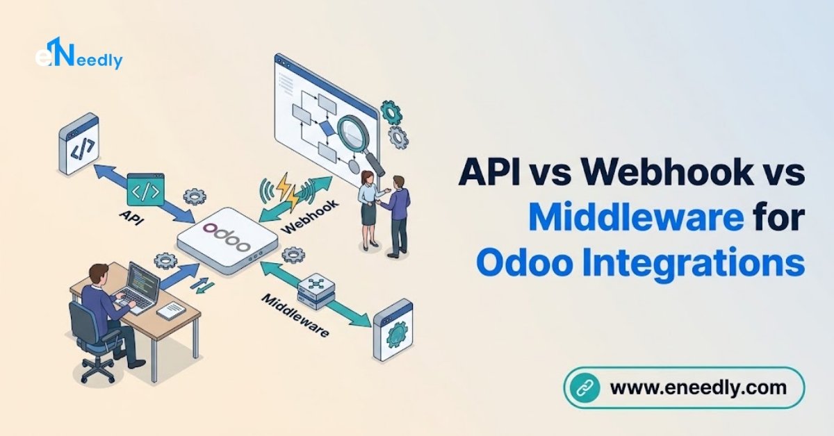 API vs Webhook vs Middleware for Odoo Integrations