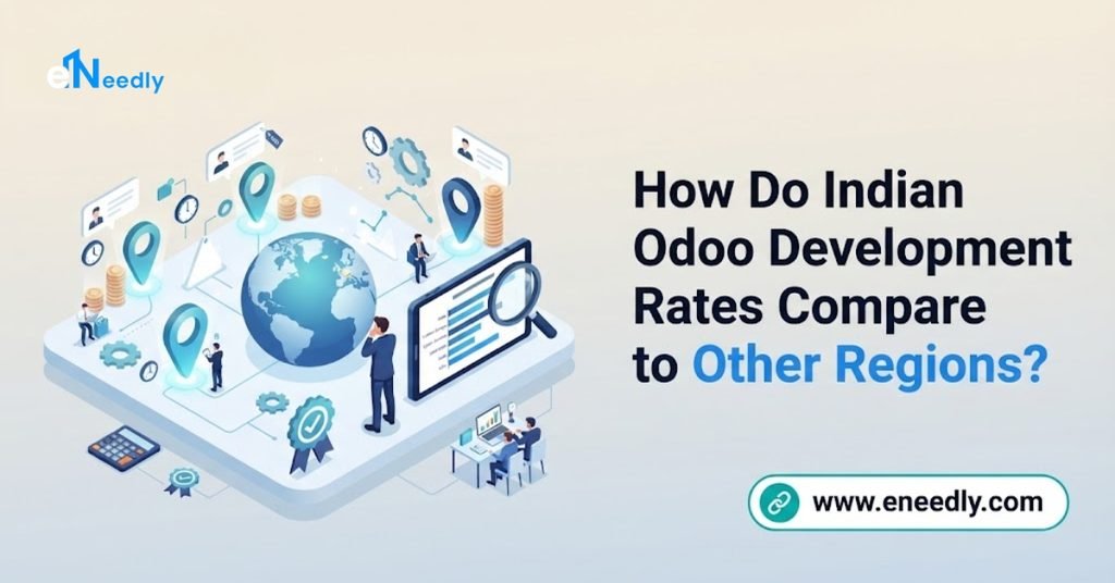 How do Indian Odoo development rates compare to other regions?