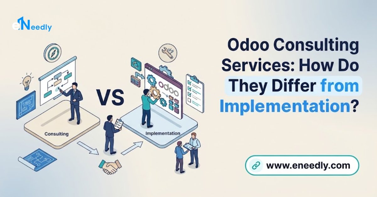  Odoo consulting services and how do they differ from implementation